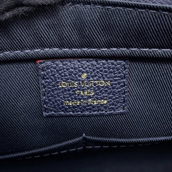 LOUIS VUITTON Sully Size PM Monogram Empreinte Leather Marine Rouge M54195 - Picture 14 of 16